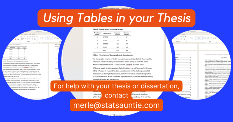 statistics undergraduate thesis