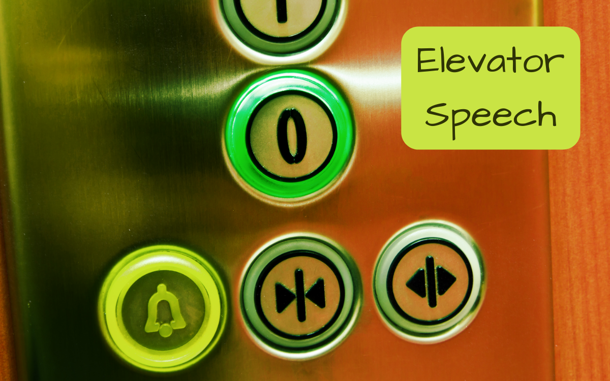 elevator speech research